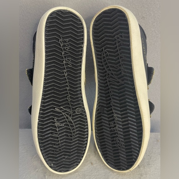 Vintage Havana The Iconic Sparkle Star Pure Black Sneakers Sz 7 NIB - RARE - Picture 9 of 16